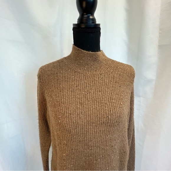 Rw&co women's brown high neck shirt sweater Sz L NWOT - Picture 3 of 12